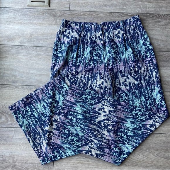 BCBGMAXAZRIA Jaques Printed Wide-Leg Pant - Picture 3 of 11